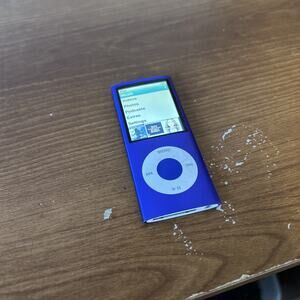 Apple iPod Nano 4th Generation A1285 8GB MP3 Player Blue Tested Working